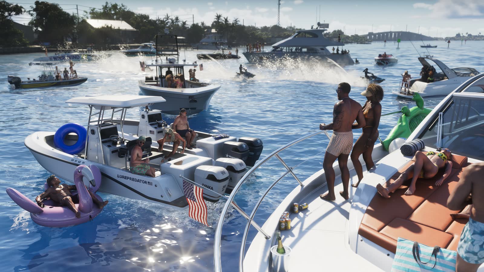 Leonida Keys, official GTA 6 screenshot from Rockstar Games