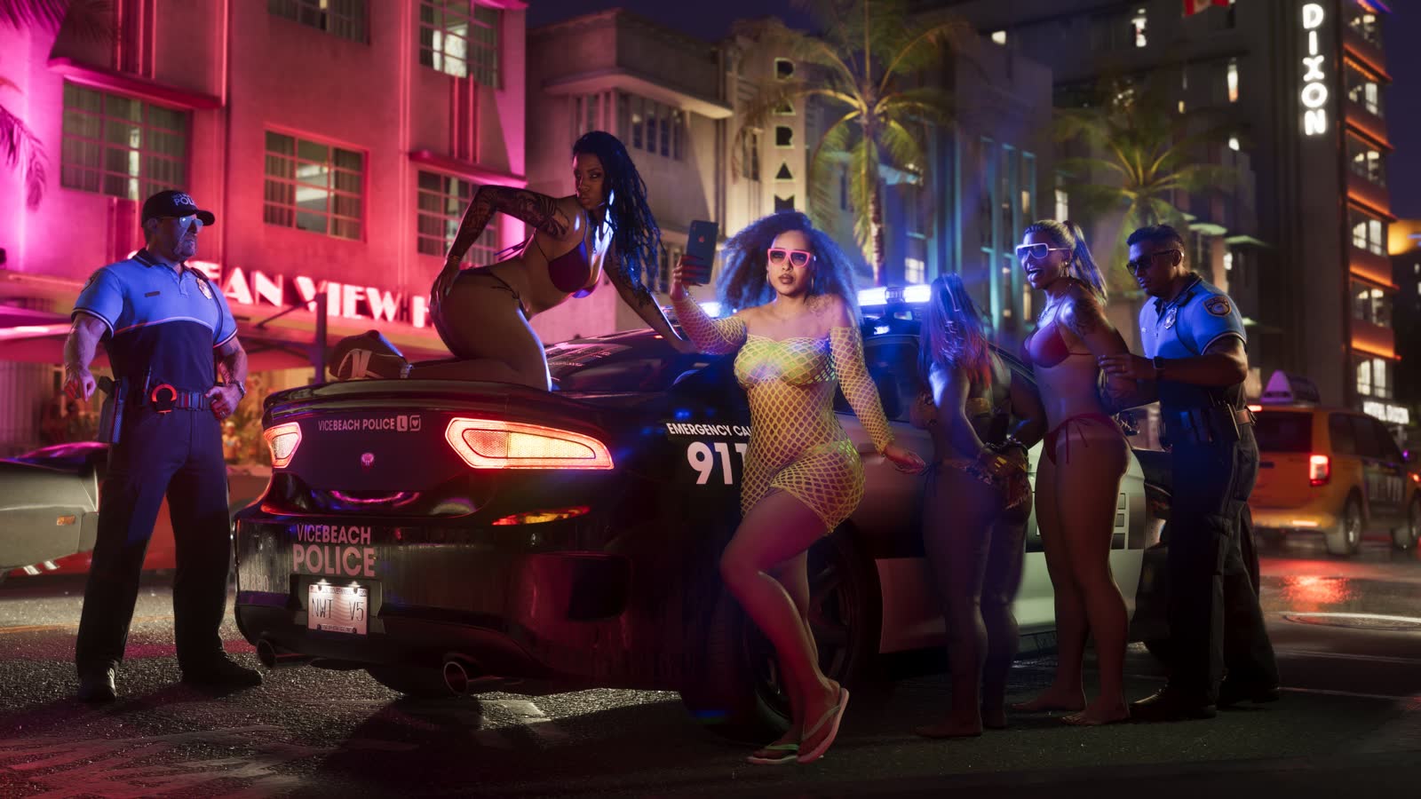 Vice City, official GTA 6 screenshot from Rockstar Games